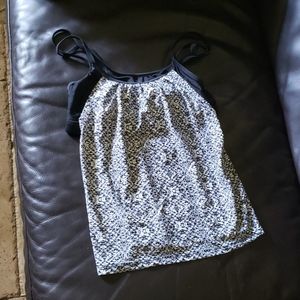 Unique more modest swimsuit top